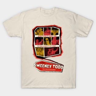 Sweeney Todd Vintage Horror Poster T-Shirt